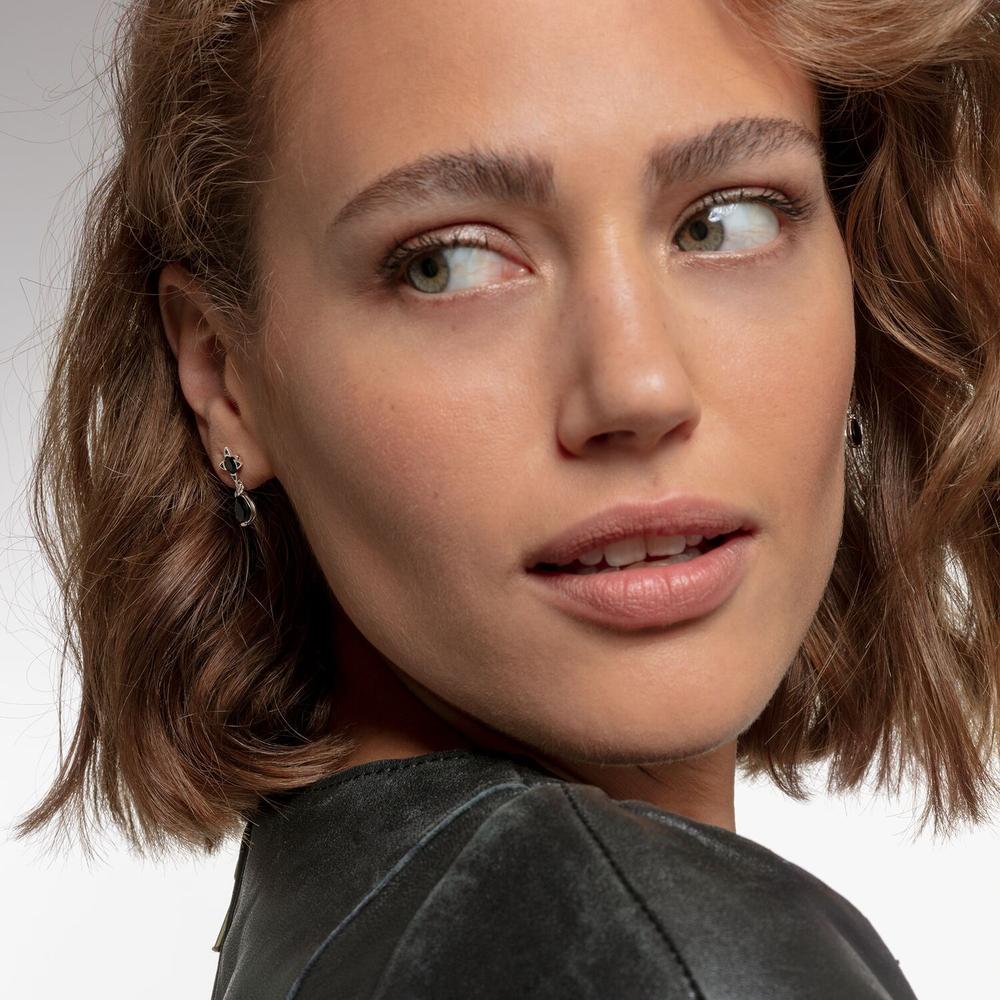 Thomas Sabo Black Drop Earrings