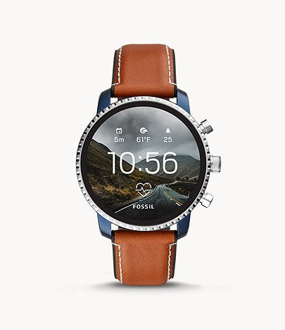 Fossil Gen 4 Explorist Tan Leather Smartwatch