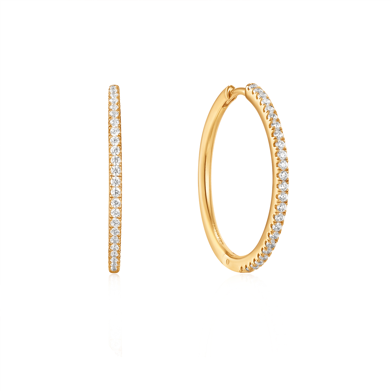 Ania Haie Gold Glam Hoop Earrings