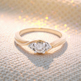 Round Brilliant Cut Trilogy Diamond Ring