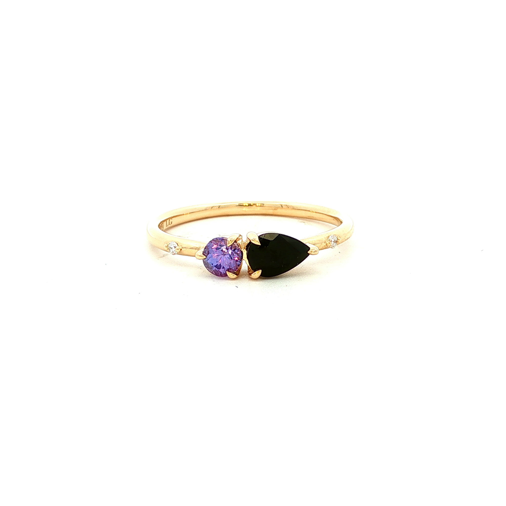 Multistone Dress Ring in Yellow Gold