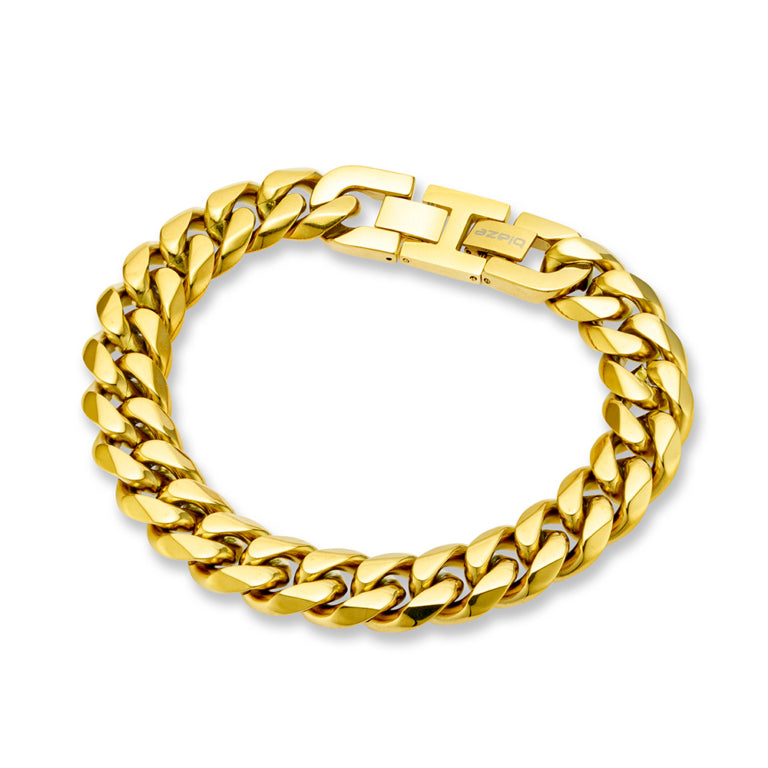 Blaze Stainless Steel 14mm Tight Cuban Link Bracelet