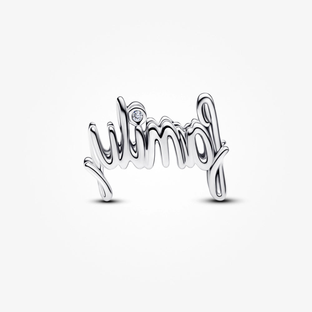 Pandora Handwritten Family Charm