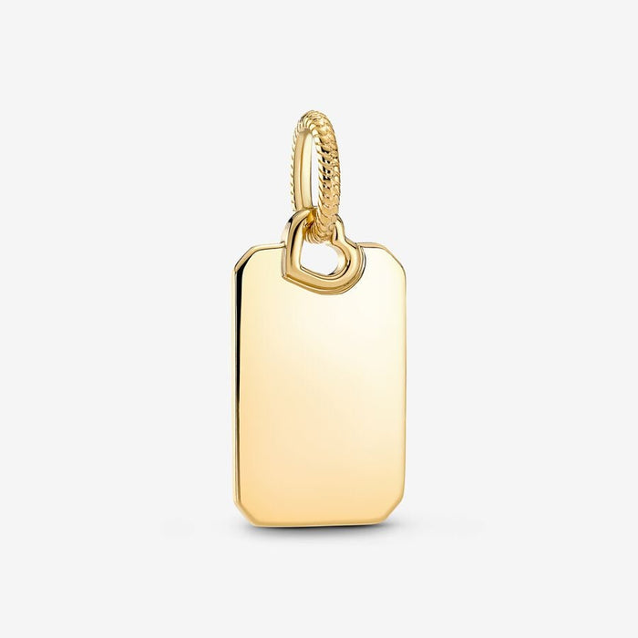 Pandora Engravable Rectangle Tag Pendant