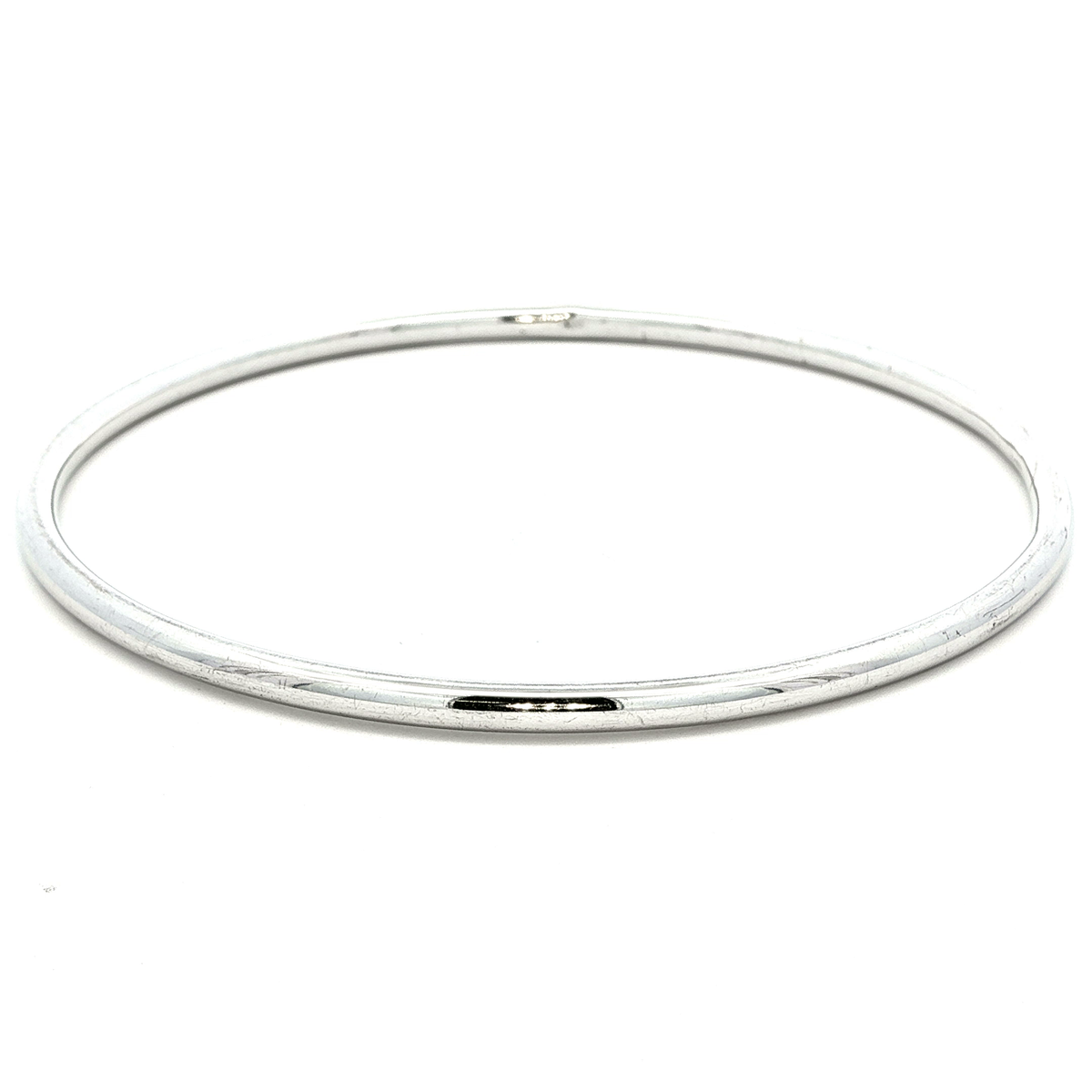 Golf Bangle in White Gold