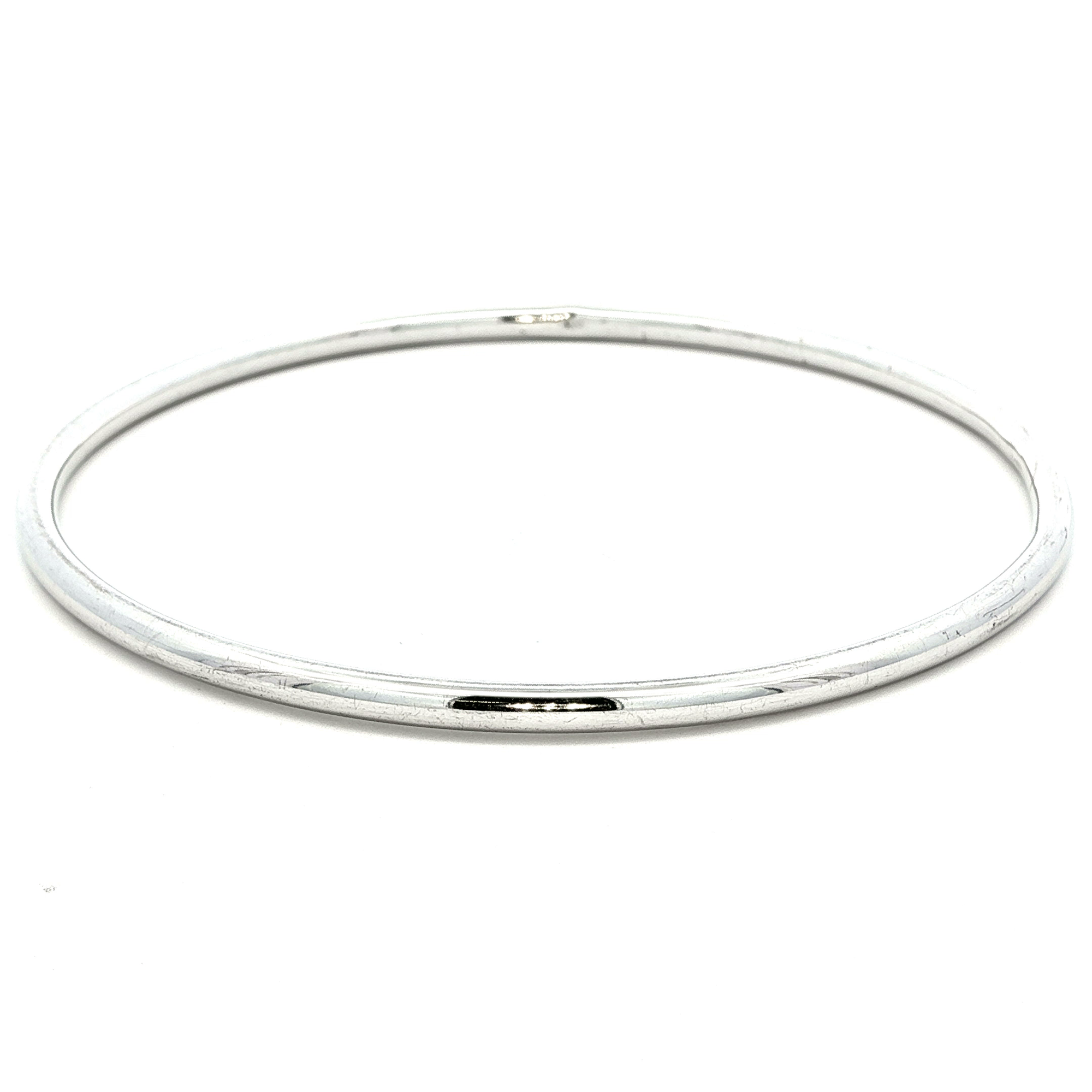 Golf Bangle in White Gold
