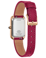 Citizen Dress Classic White Dial Leather Strap EM1193-08D