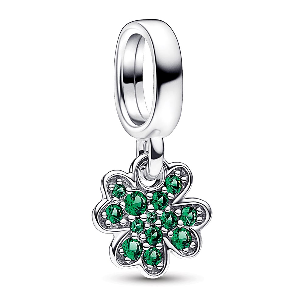 Four Leaf Clover Dangle Charm