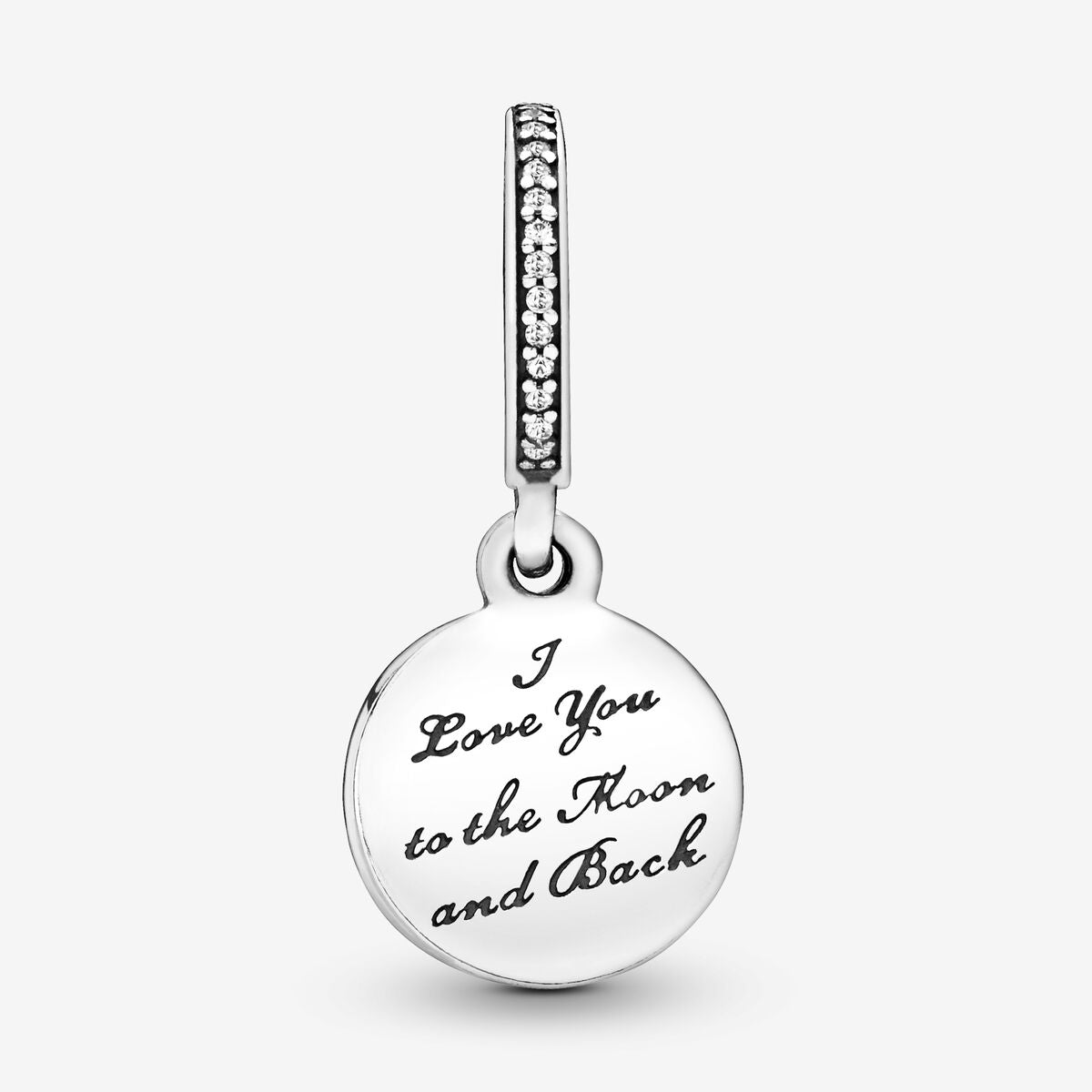 D20 Pandora Reflexions Letter C Silver Charm