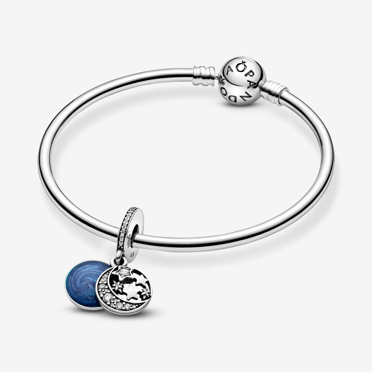 D20 Pandora Reflexions Letter C Silver Charm