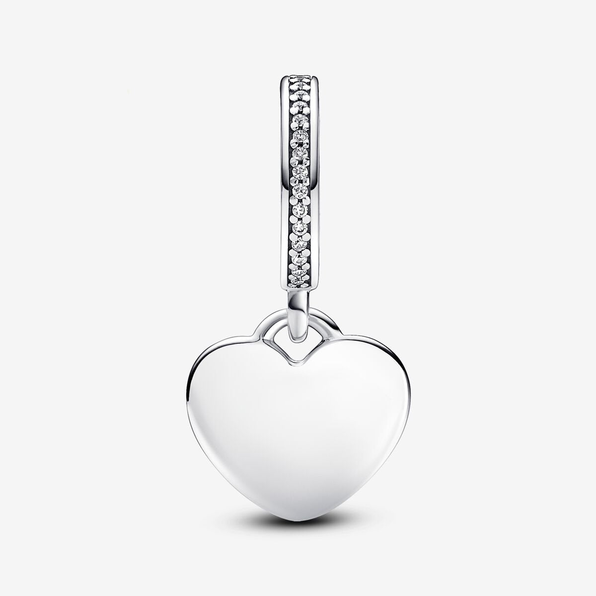 Queensland Engravable Heart Dangle Charm