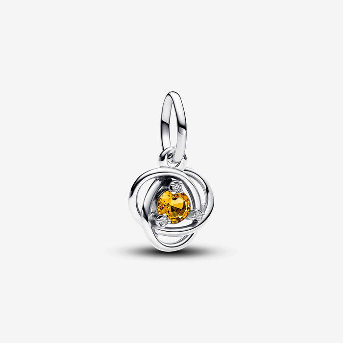 November Honey Eternity Circle Dangle Charm