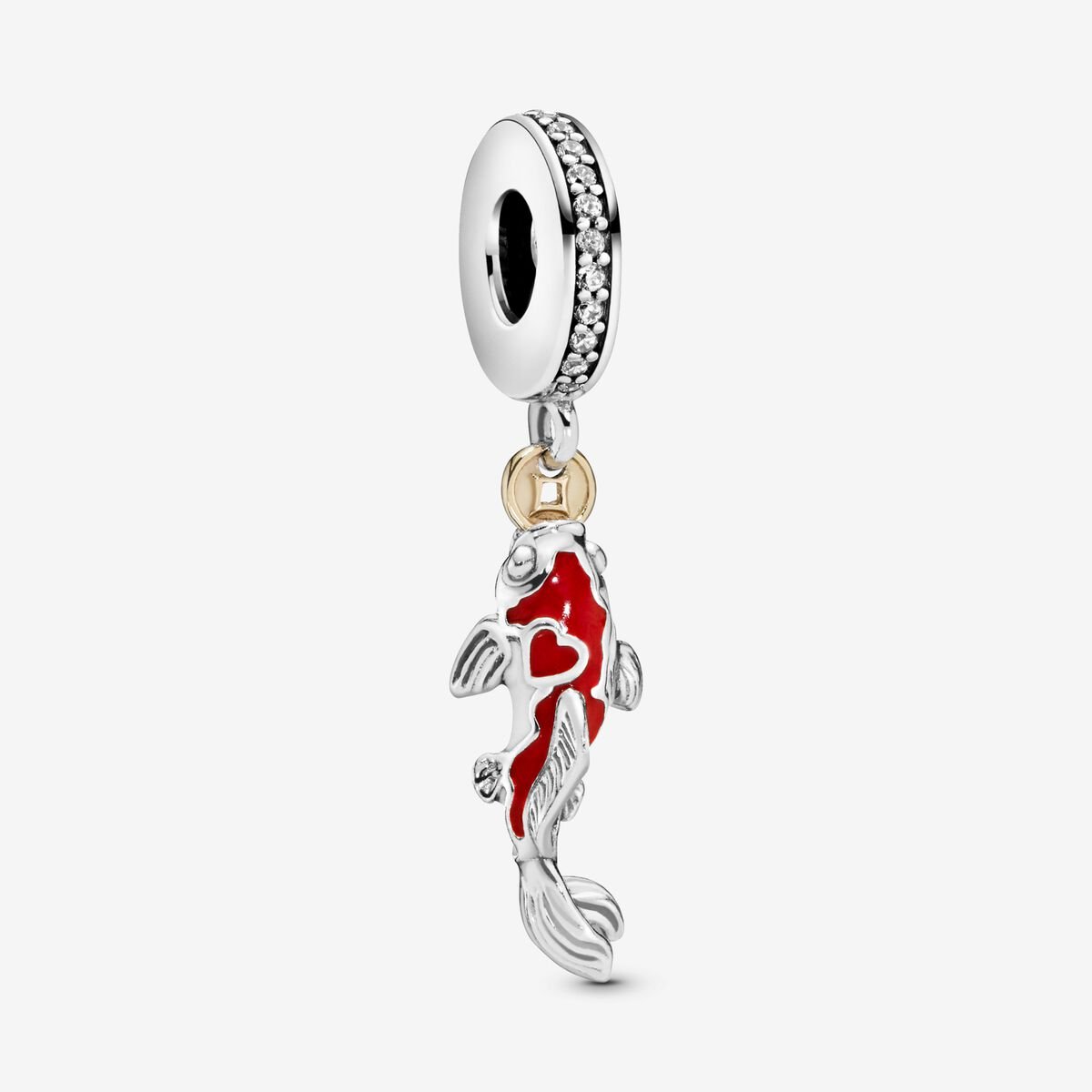 Boy robot silver charm