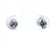 White Gold Ball Stud 6mm Earrings