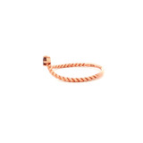 Rhodolite Garnet Ring in Rose Gold