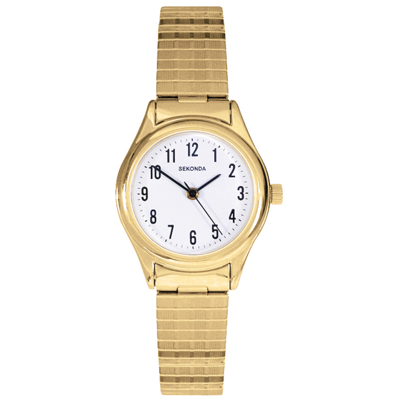 Sekonda 25mm Ladies Gold with Stretch Band Watch. Model: SK4602