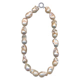 Freshwater Cultured Multi Baroque Pearl Necklace with Boltring