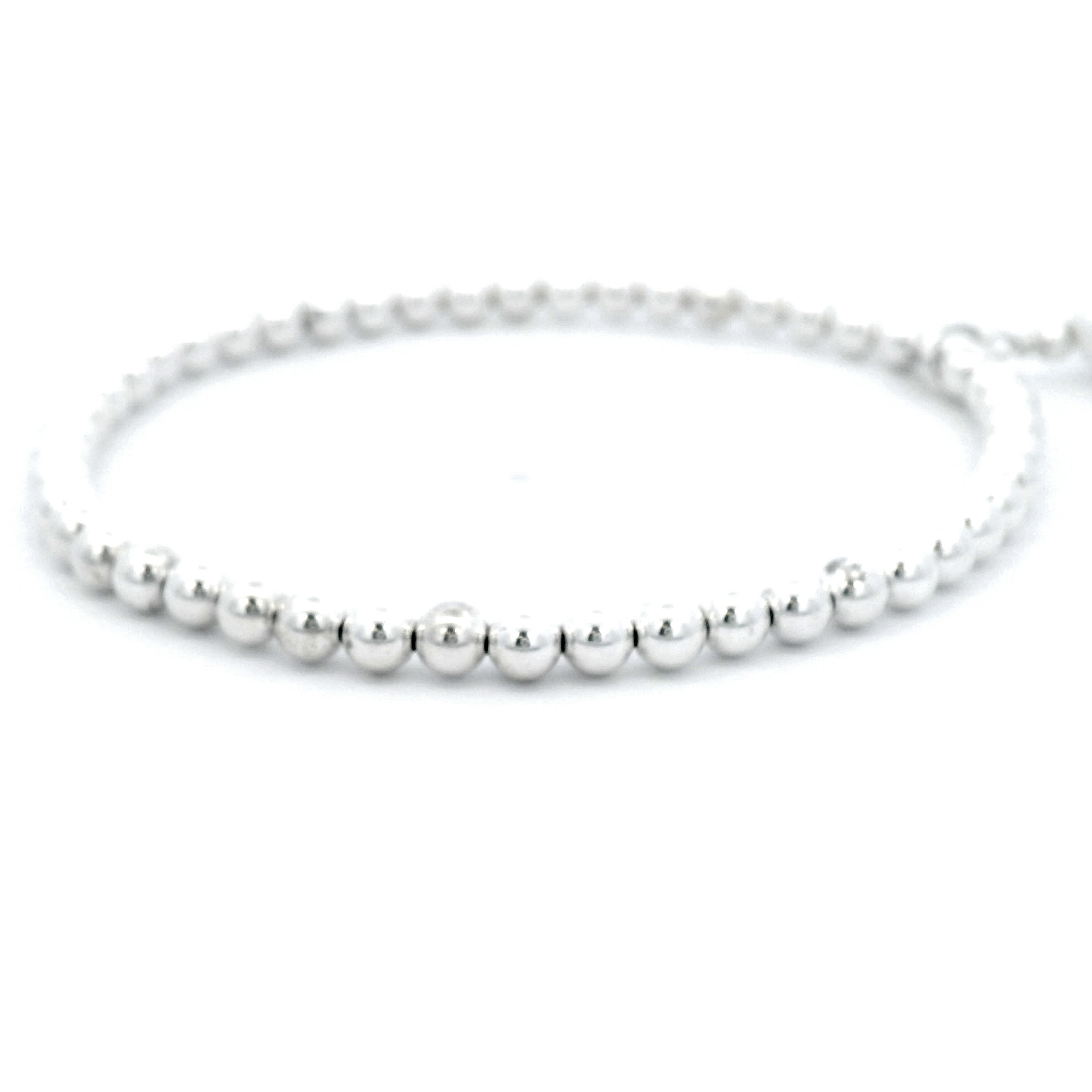 Von Treskow Stretchy Bracelet with Baroque Pearl