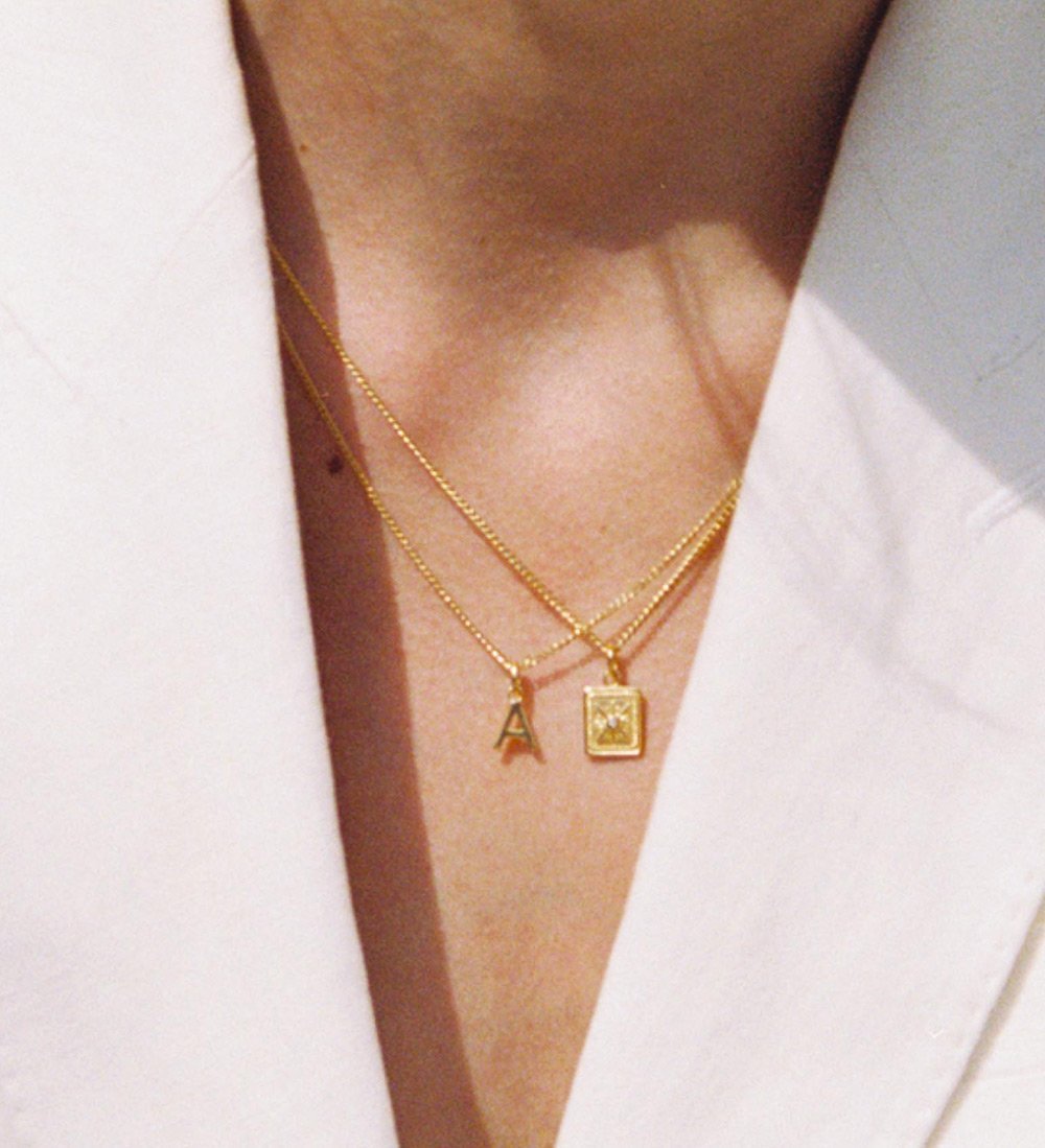 Kirstin Ash 18ct Gold Vermeil Tiny True North Coin
