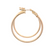 9 Carat Yellow Gold Plain Hoop Earring