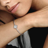 Square Sparkle Halo Charm