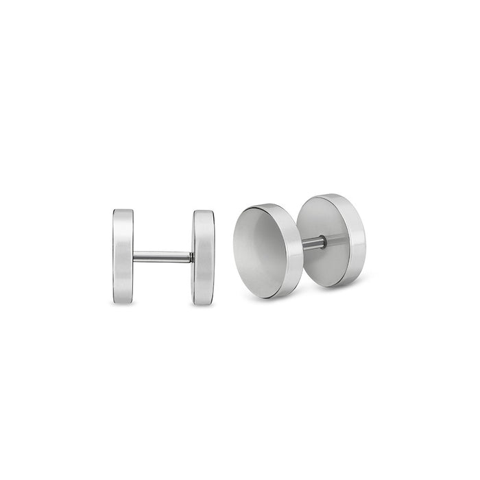 DPI Blaze Stainless Steel Mens Circle Stud