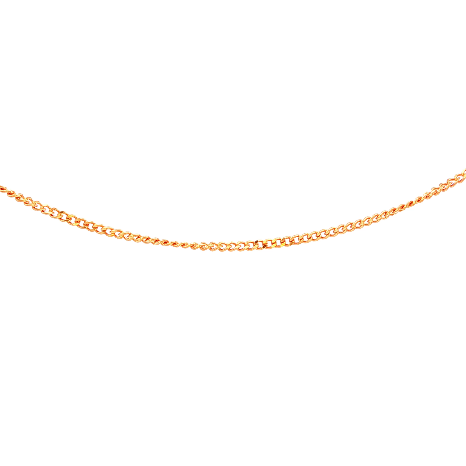 2 Sided Grumetta Necklace in Yellow Gold
