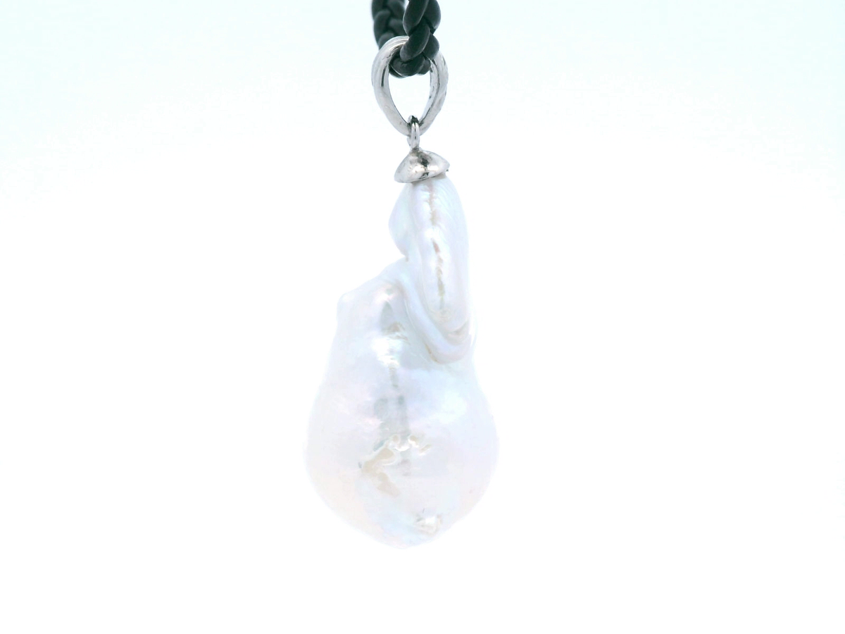Sterling Silver Baroque Pearl Pendant