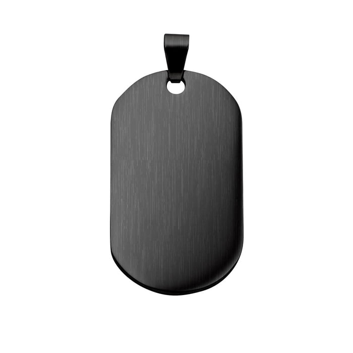 Blaze Stainless Steel Dog Tag Pendant