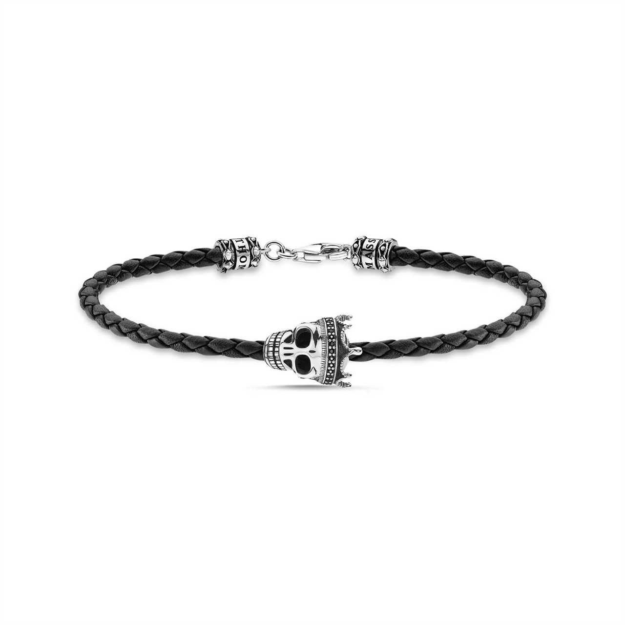Thomas Sabo Leather Bracelet Skull