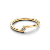 Pandora Split Solitaire Ring