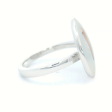 Sleek Modern Silver Ring
