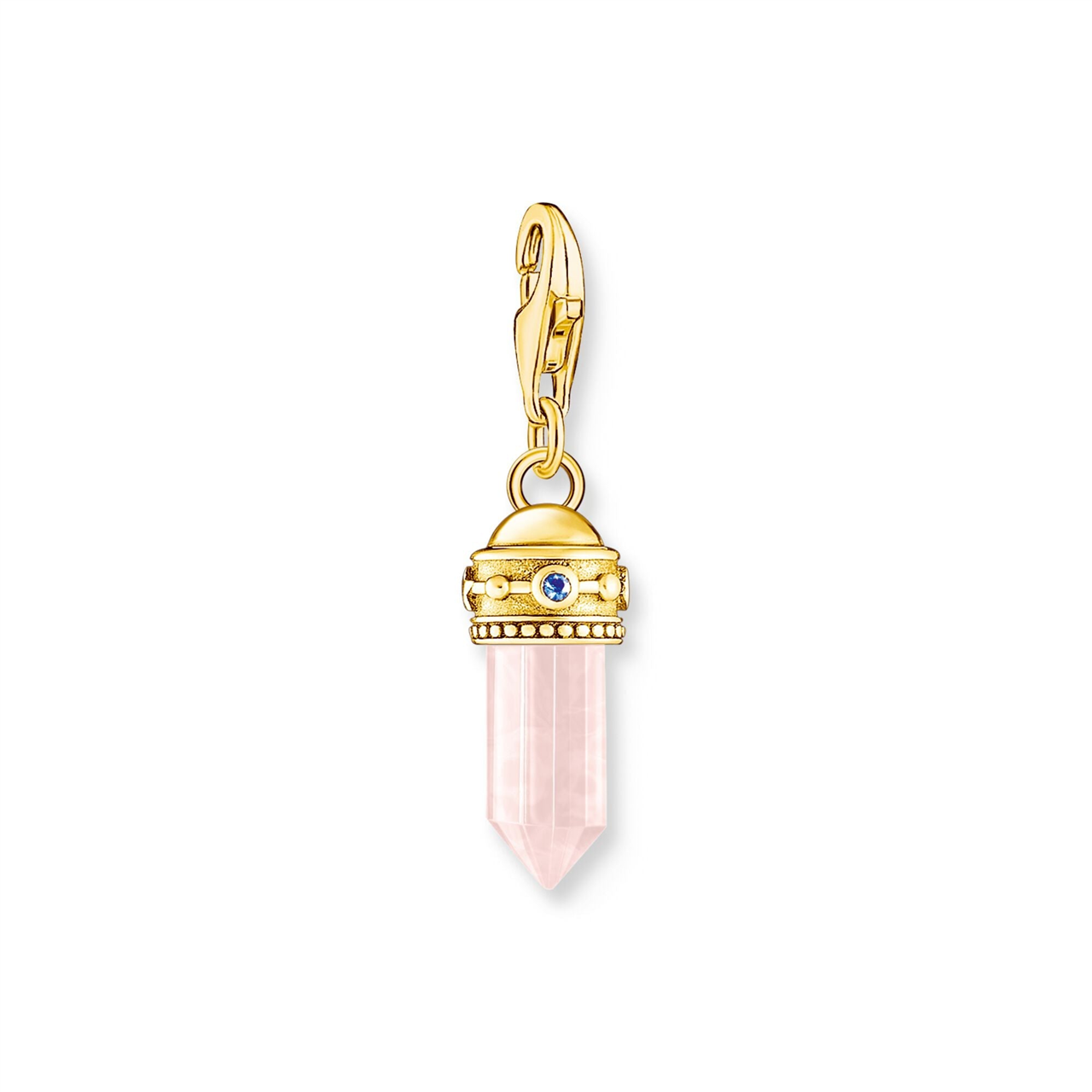 Thomas Sabo Charm Club Charmista Hexagon Rose Quartz Charm