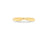 Ladies Yellow Gold Fitted Wedding Band