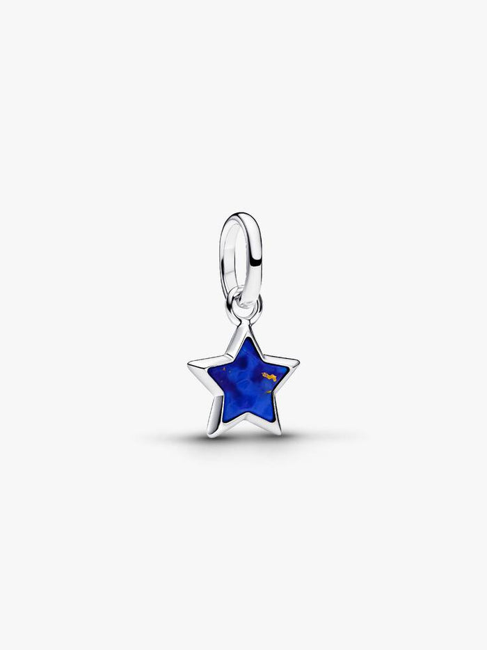Pandora Blue Star Pendant Mini Charm