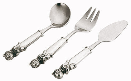 Royal Selangor Baby Fork, Spoon & Knife Set 'Teddy Bears' Picnic'