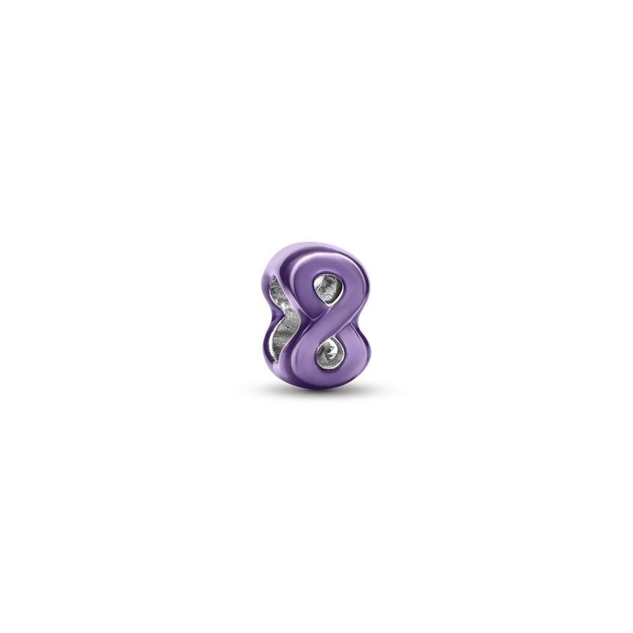 Pandora Purple Infinity Mini Charm