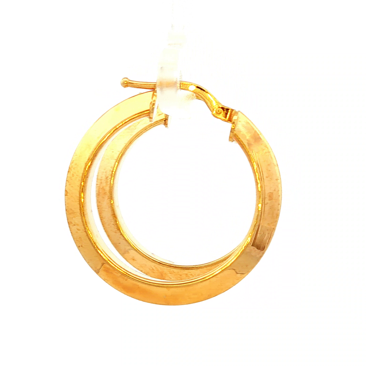 Classic Yellow Gold Hoop Earrings
