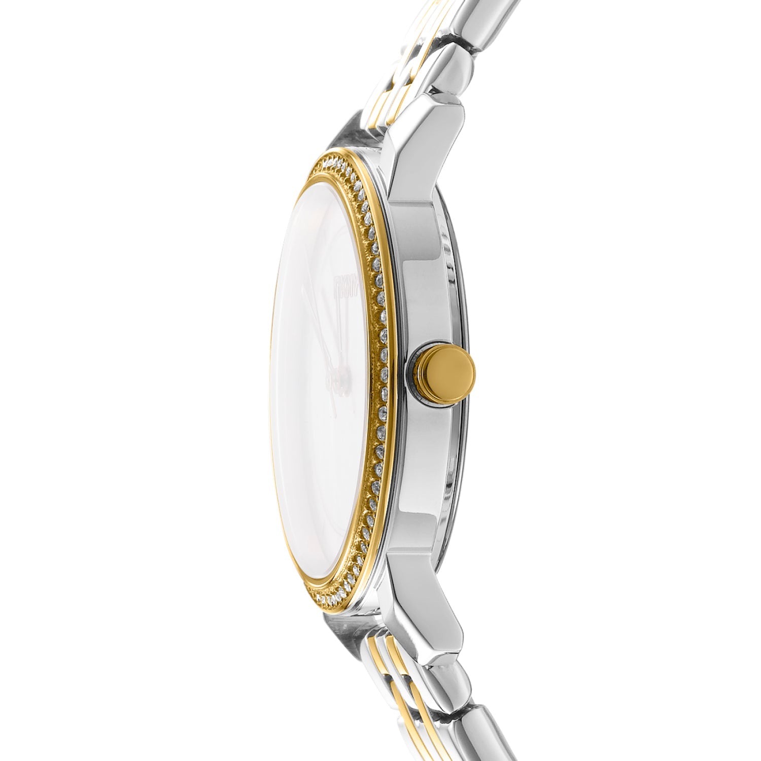 DKNY Astoria Glitz Silver Dial Stainless Steel Watch