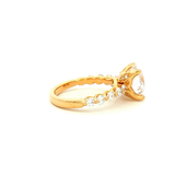 Engagement Ring Above Love Lab Grown Diamond 3.42ct Centre Stone