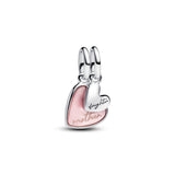 Pandora Pink Mother & Daughter Splittable Dangle Charm