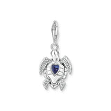 Thomas Sabo Charm Pendant Turtle with Blue Stones