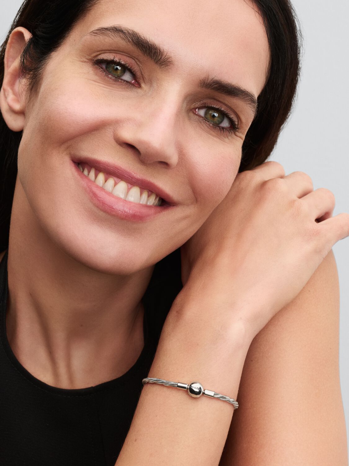 Pandora Round Pandora Clasp Twisted Snake Chain