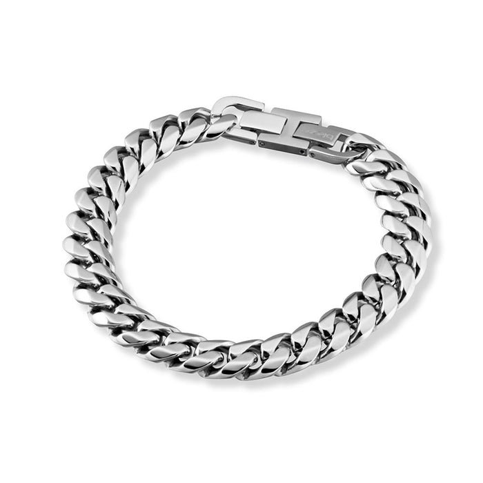 Blaze Stainless Steel Men’s Cuban Bracelet