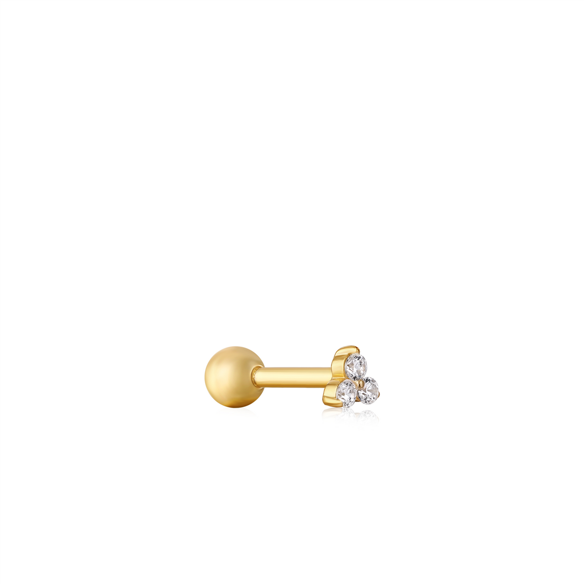 Ania Haie Trio Sparkle Barbell Single Earring.