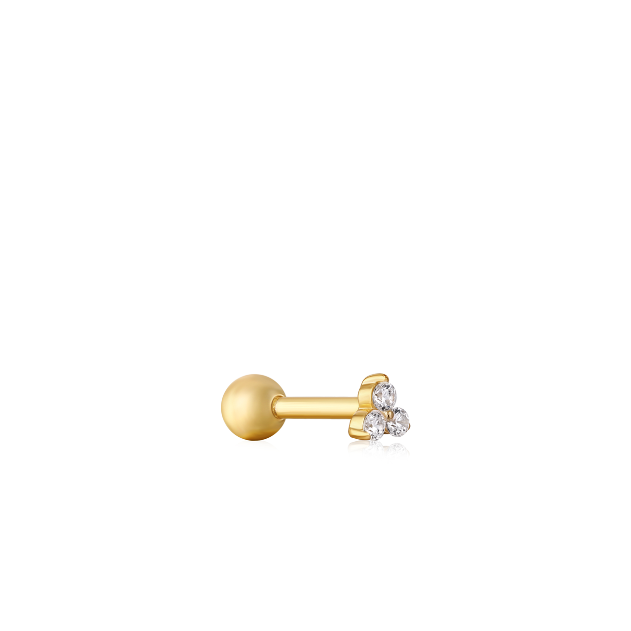Ania Haie Trio Sparkle Barbell Single Earring.