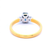 Emerald Cut Sapphire and Diamond Dress Ring