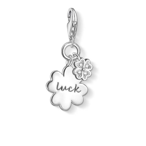 Thomas Sabo Charm “Cloverleaf Luck” Charm