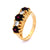 Diamond and Ruby Dress Ring in Yellow Gold