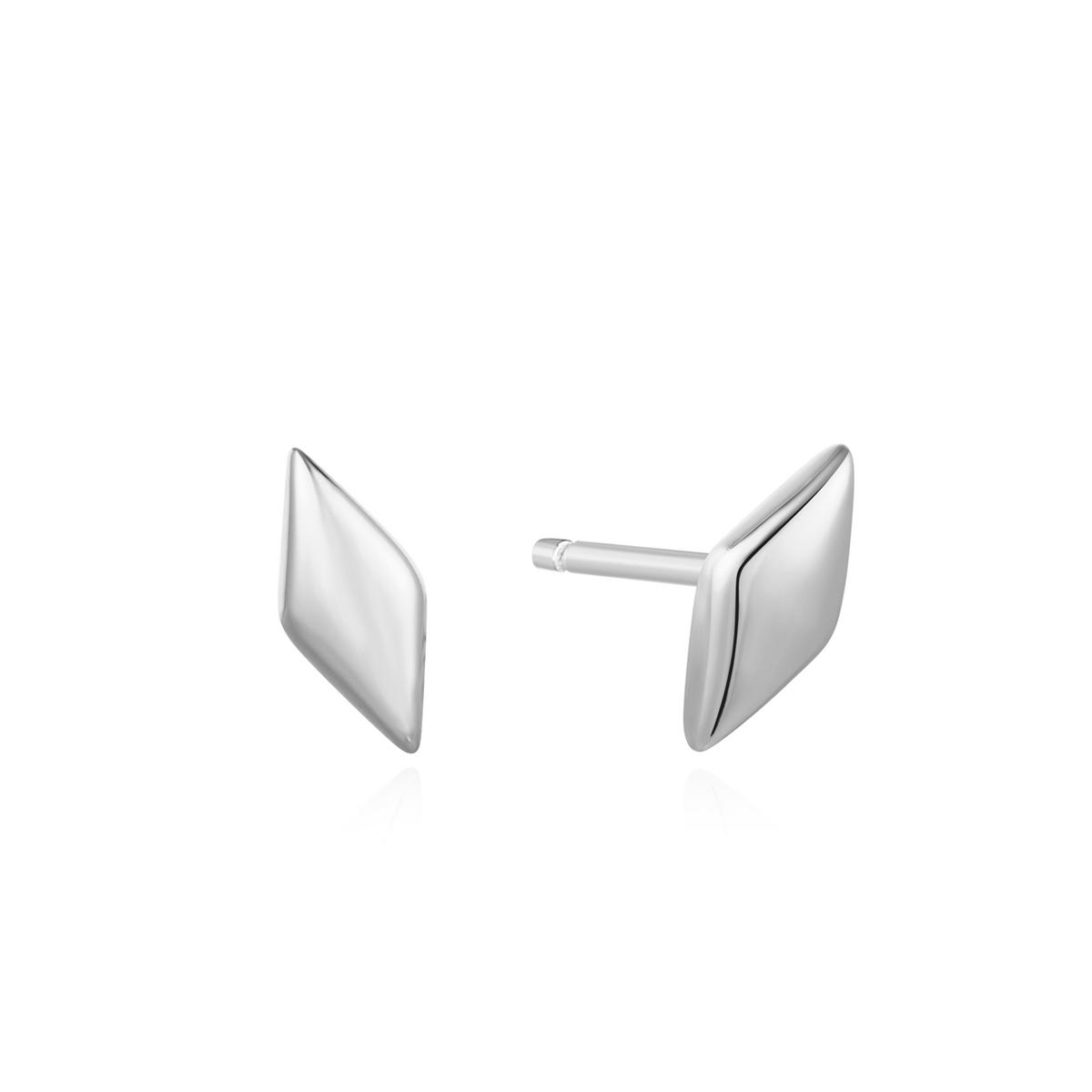 #4A DUSK SIL DIAMOND SHAPE STUDS